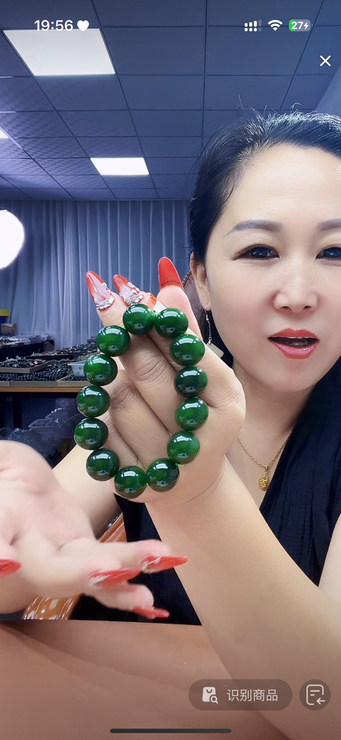 纯天然和田玉俄碧老坑菠菜绿16