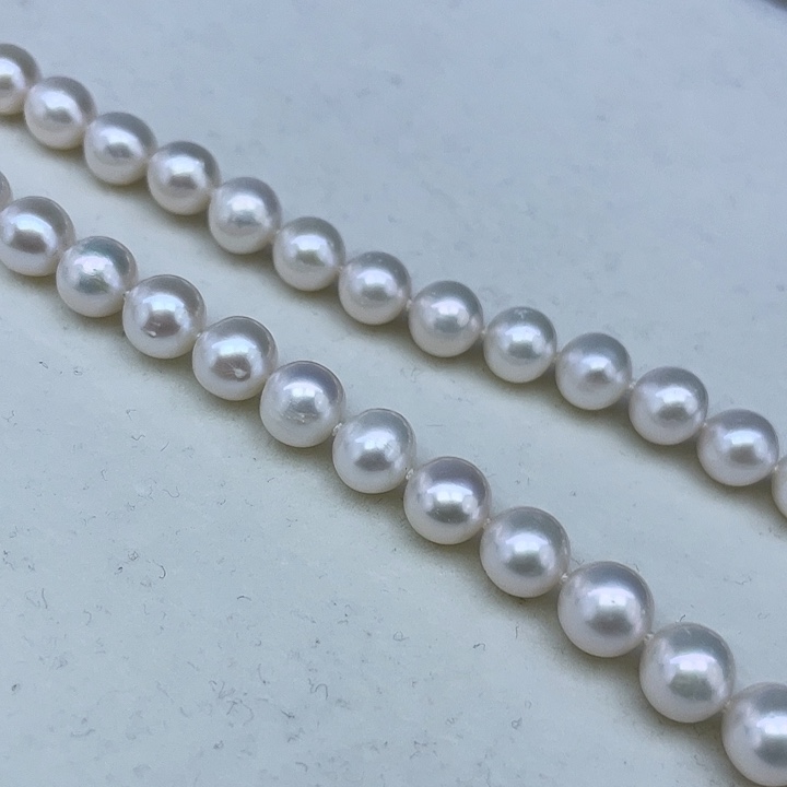 淡水珍珠颈饰银S925镶嵌➕7.8高品
