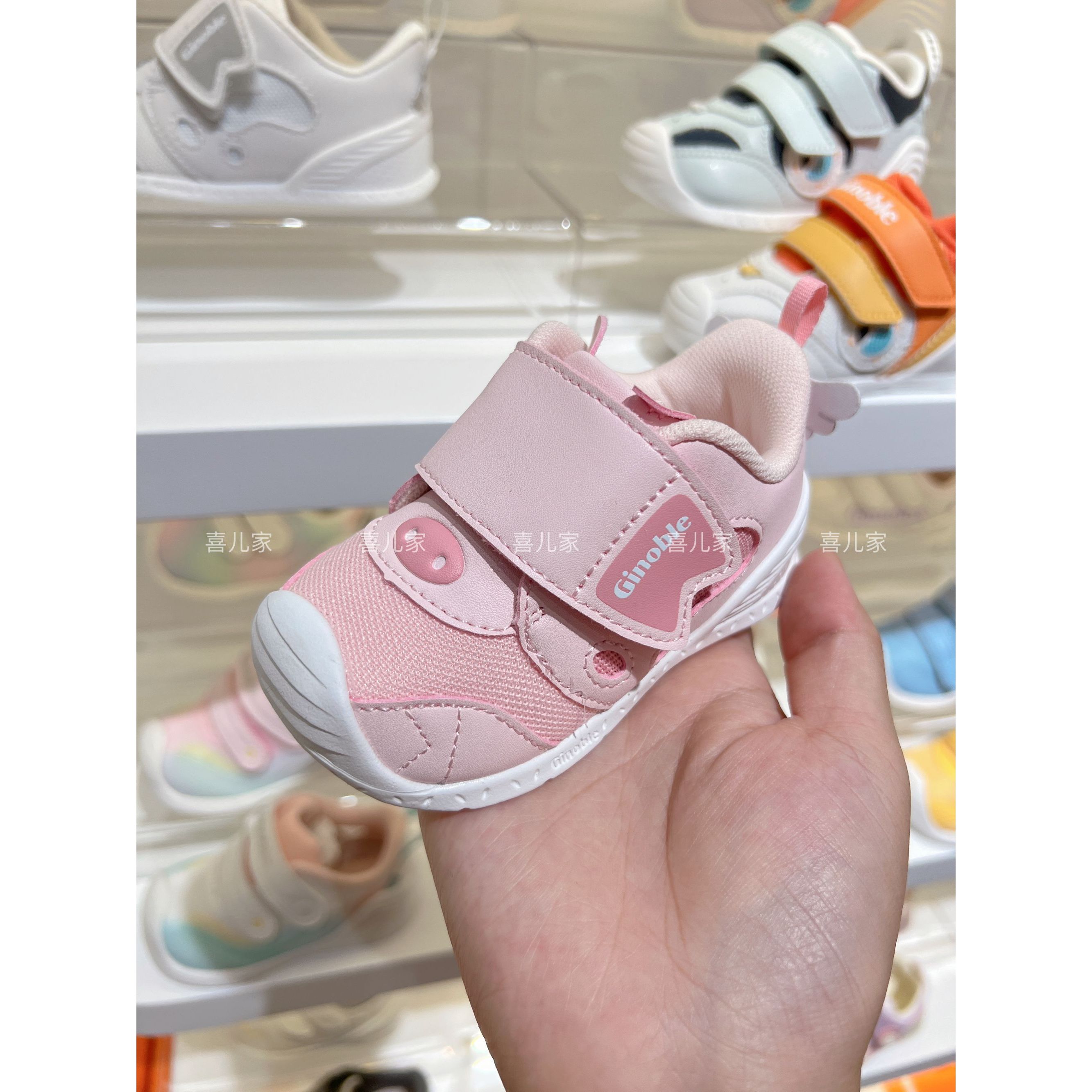 (L)G家四季款学步鞋透气小童拼色休闲婴童