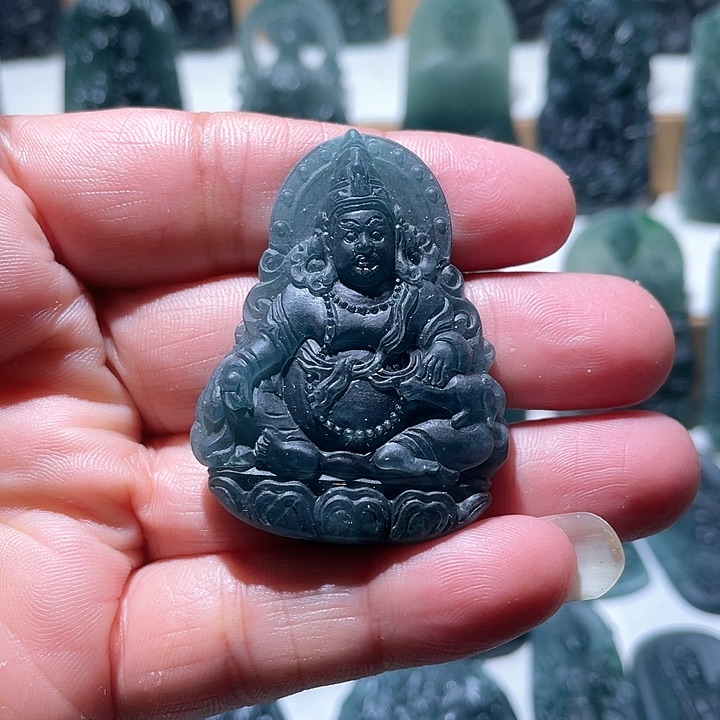 定制翡翠未镶嵌黄财