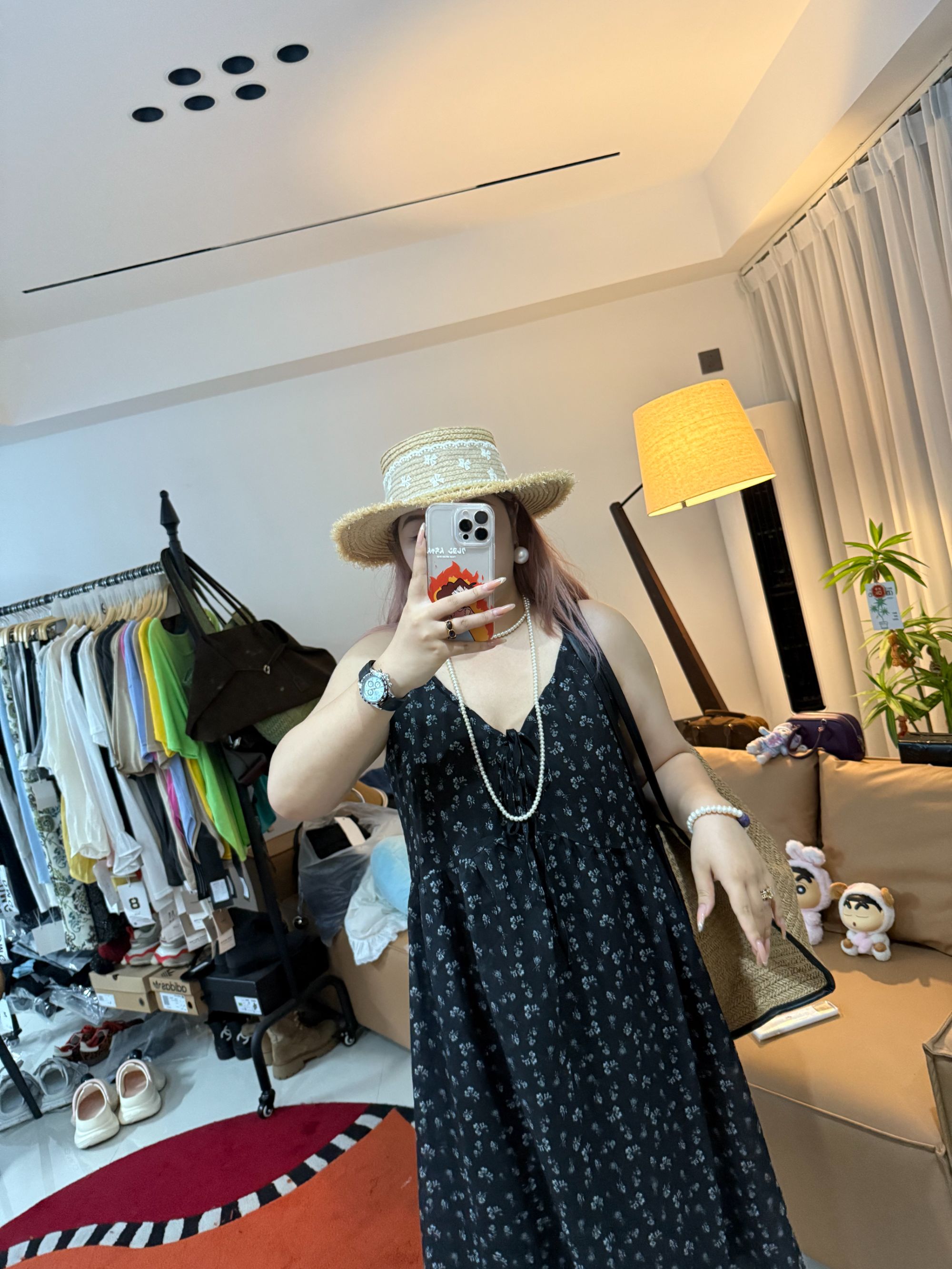 阿毛家大码夏季碎花长裙韩系甜美