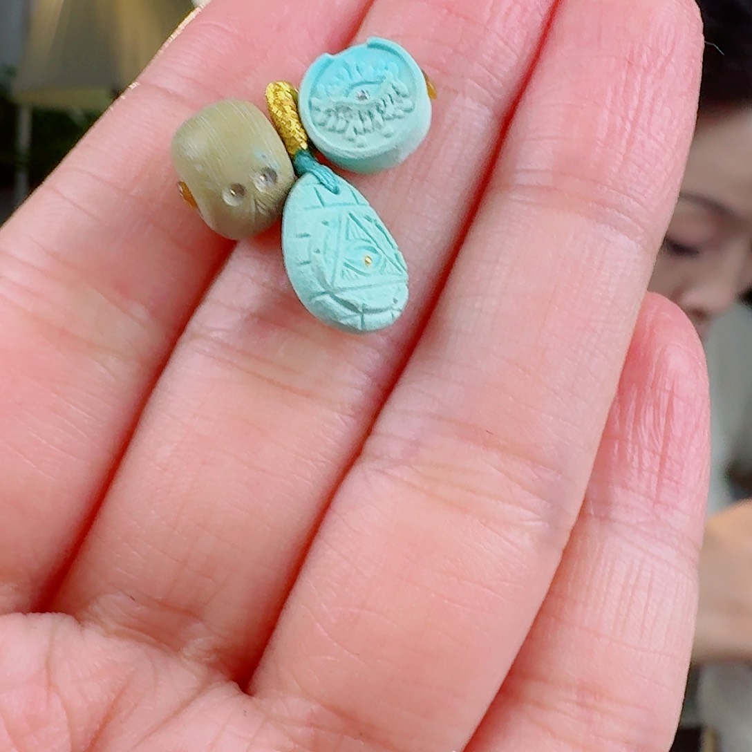 绿松石珠宝奇石未镶嵌