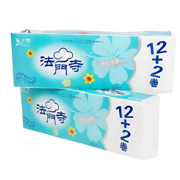 【买1送1】超厚5层卷纸纸巾14卷*2提！母婴适用，吸水不掉屑，速抢！