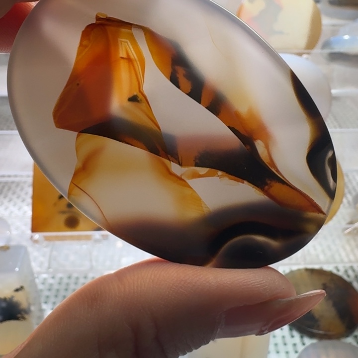 玛瑙/玉髓未镶嵌项链