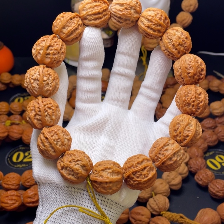 木***、手串文玩核桃蚂蚁纹