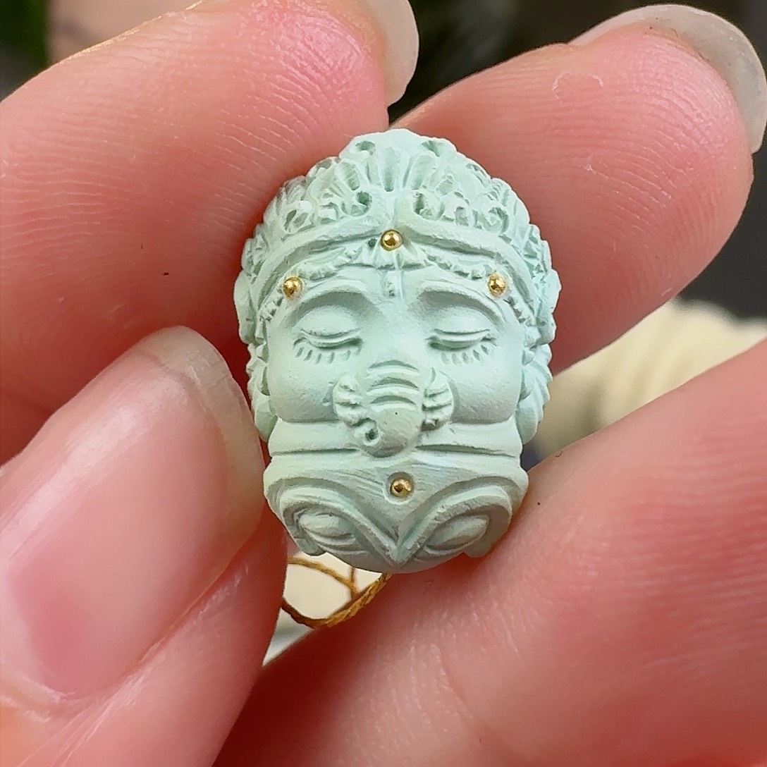 绿松石珠宝奇石未镶嵌