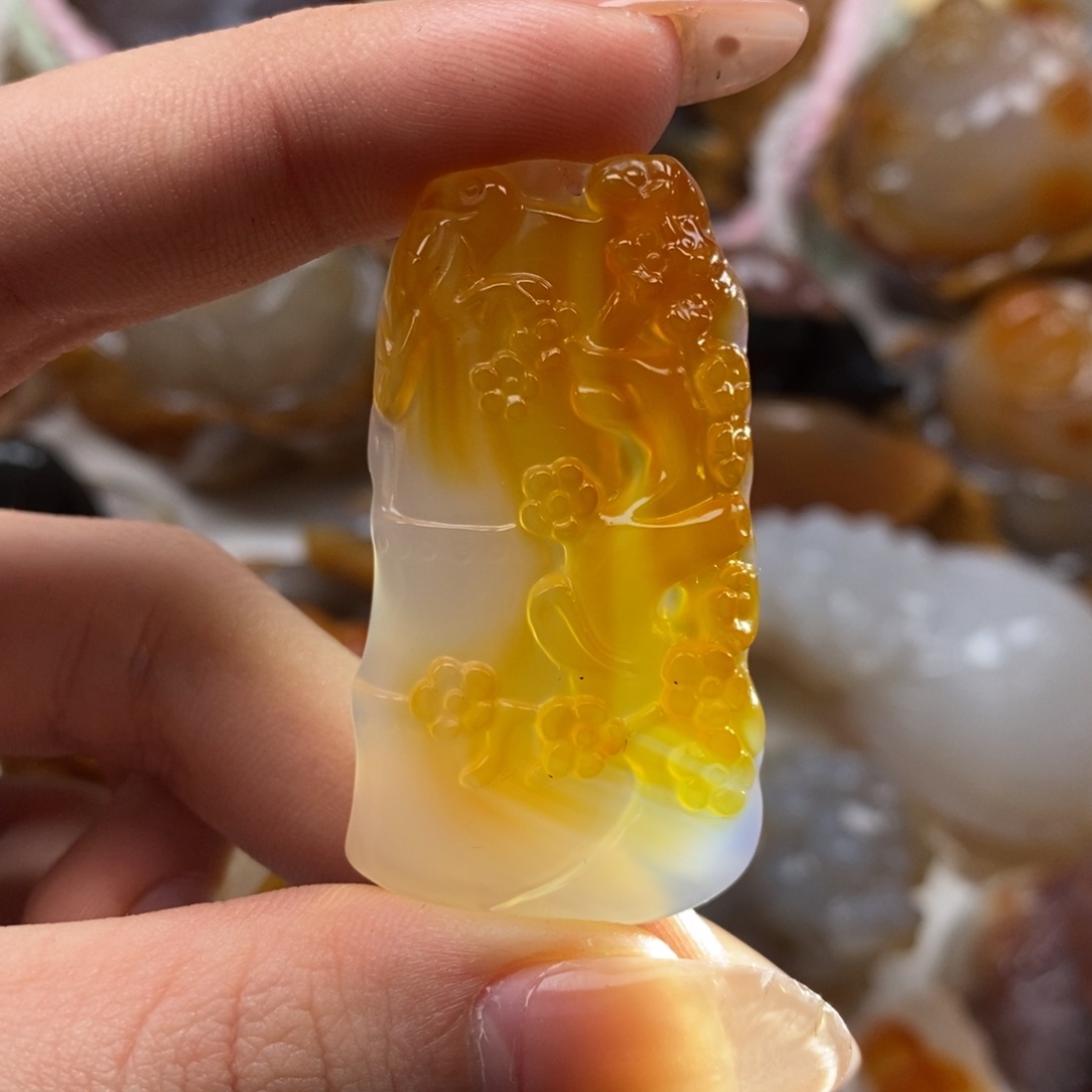 玛瑙/玉髓未镶嵌颈饰