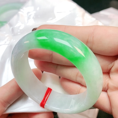 未镶嵌手镯翡翠正圈8326