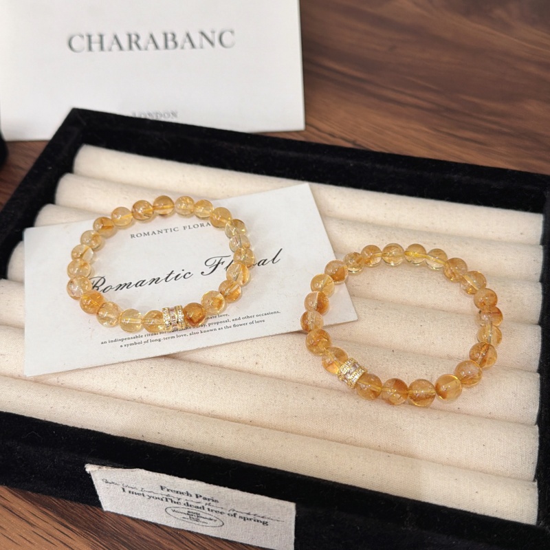 X2660黄塔晶手链高端轻奢手串多样性发一