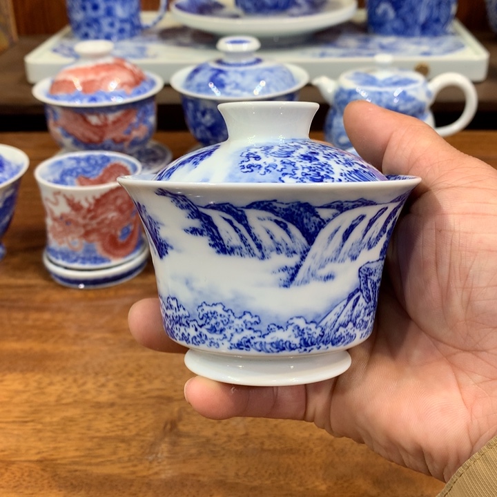 国家一级美术师刘贤涛老师青花