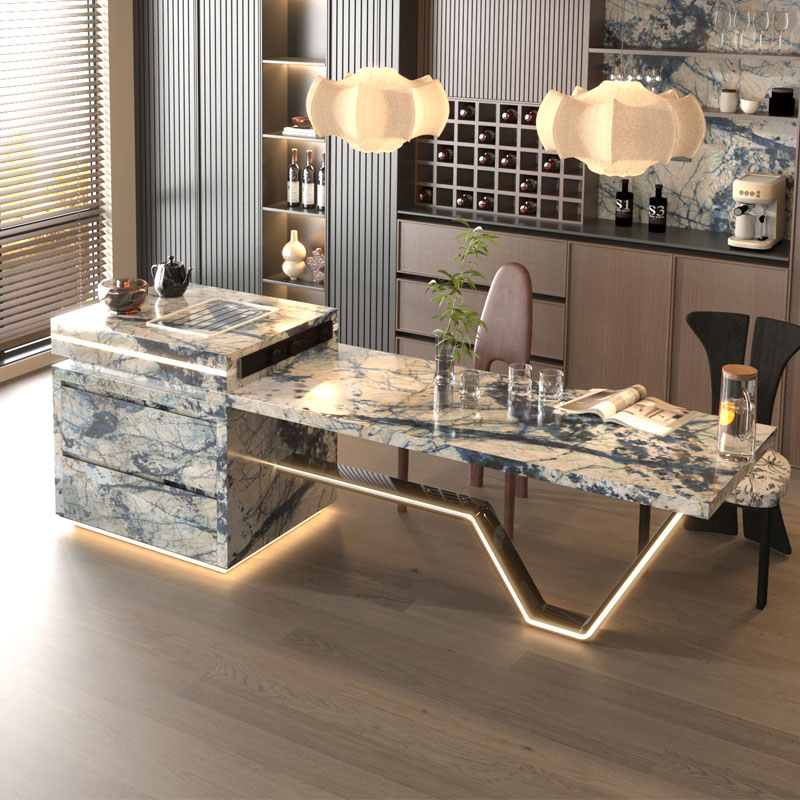 岩板岛台设计定制专拍