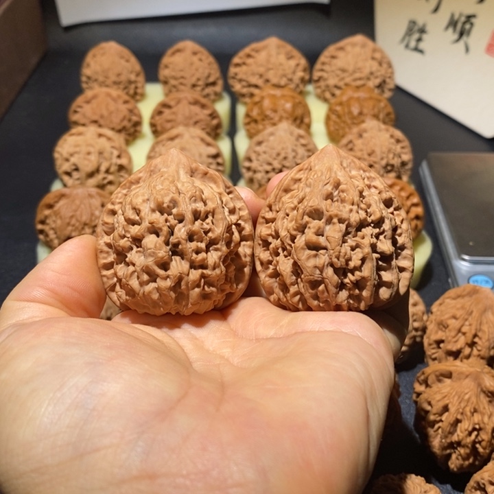 文玩核桃吊坠高官帽45
