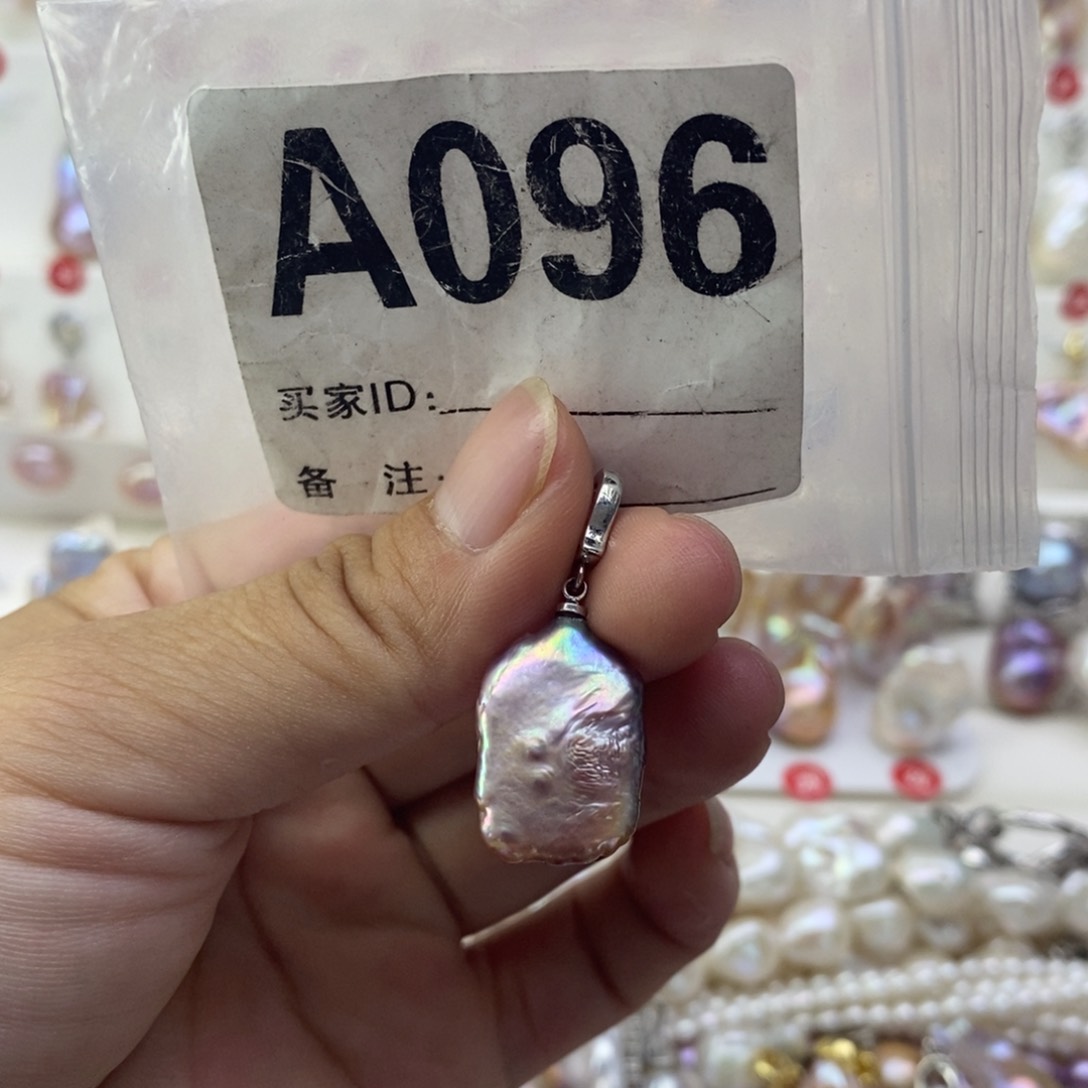 淡水珍珠银S925镶嵌颈饰