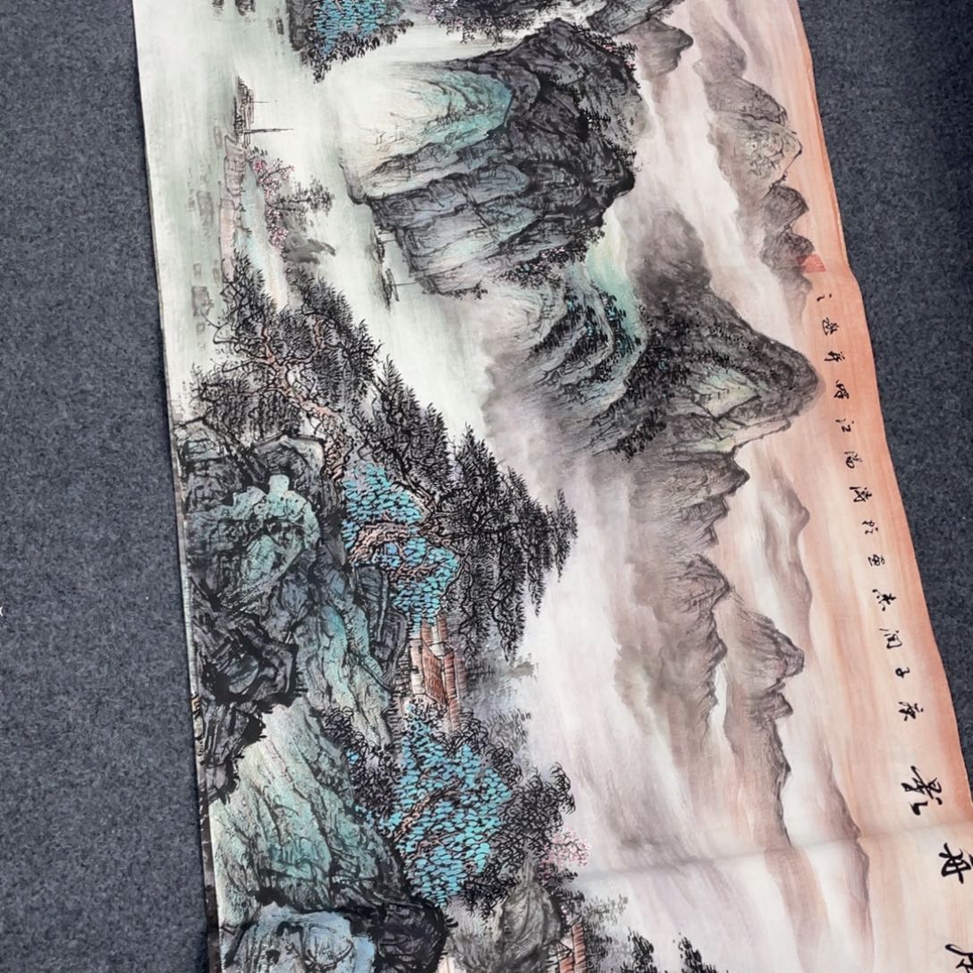 鲲***构国画手绘国画欣赏一下