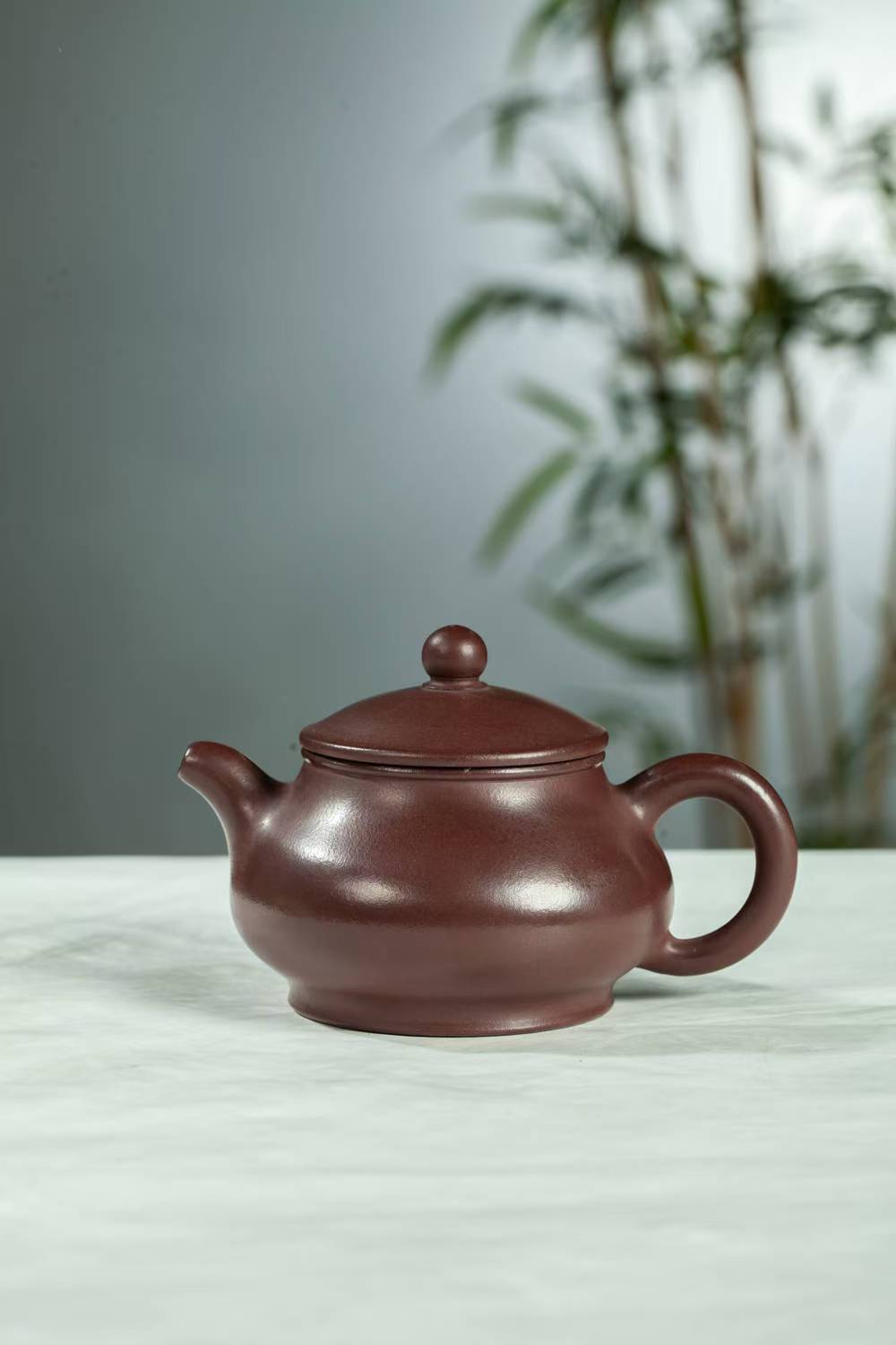 正宗紫砂壶宜兴原矿老紫泥潘壶茶壶家用泡茶功夫茶220cc