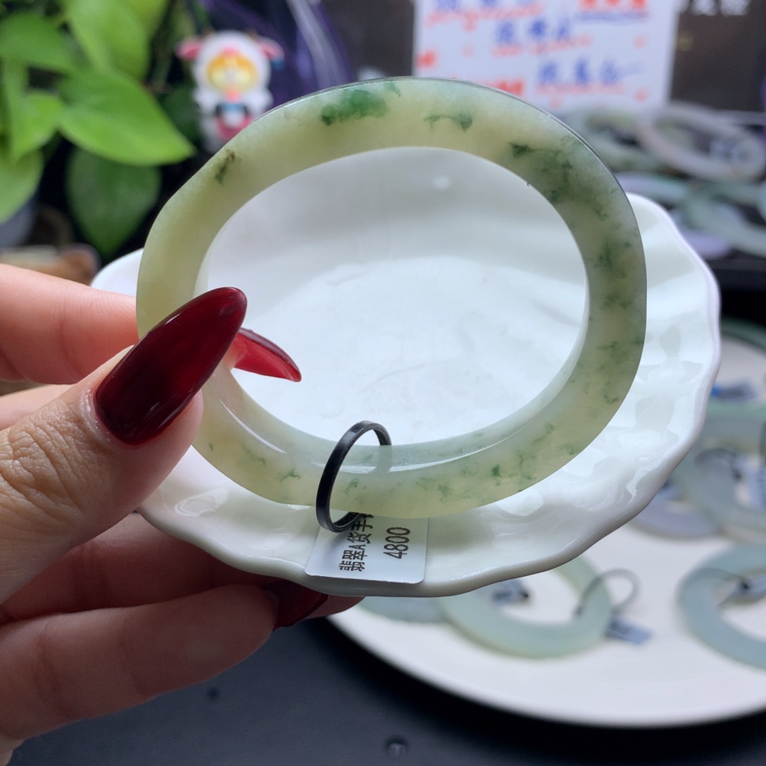 定制翡翠叮当镯未镶嵌51/54贵妃