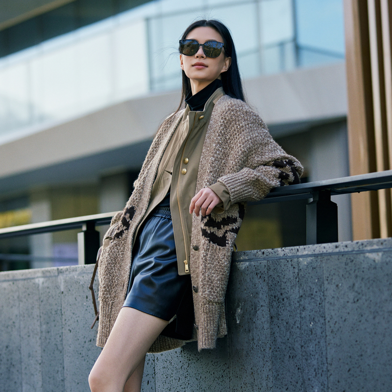 毛针织衫XK411052B560