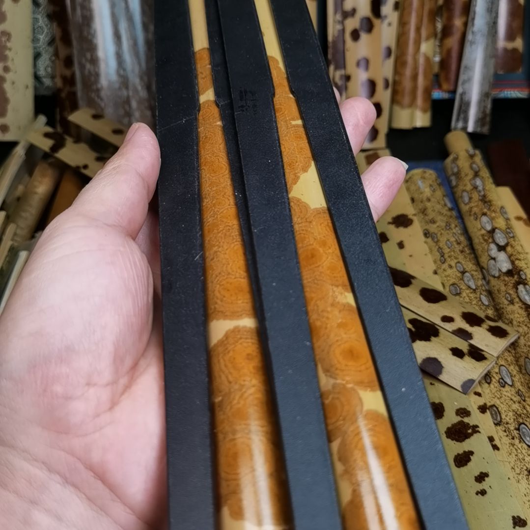 扇子箭竹红香妃扇料