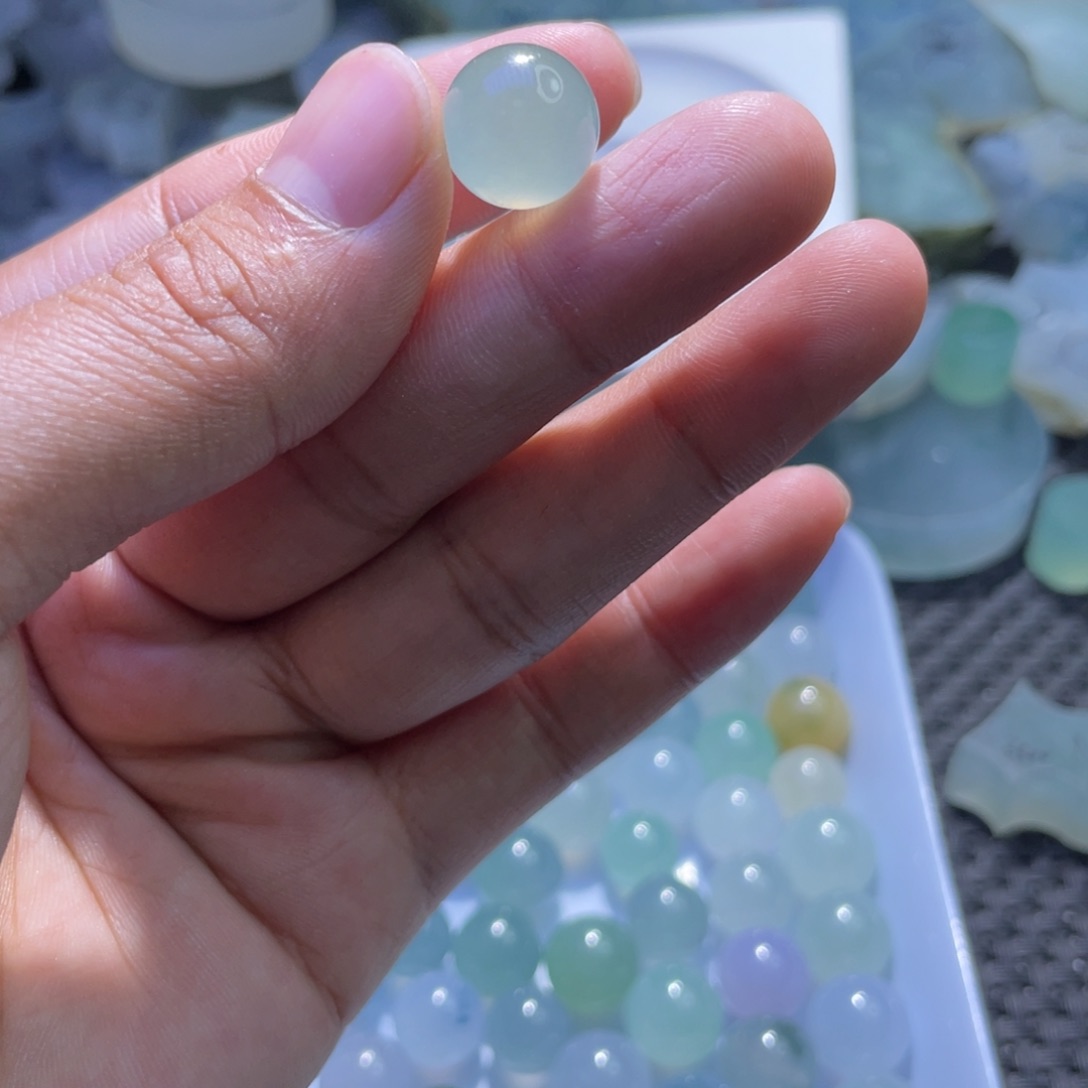 定制翡翠翡翠未镶嵌甜****鱼翡翠