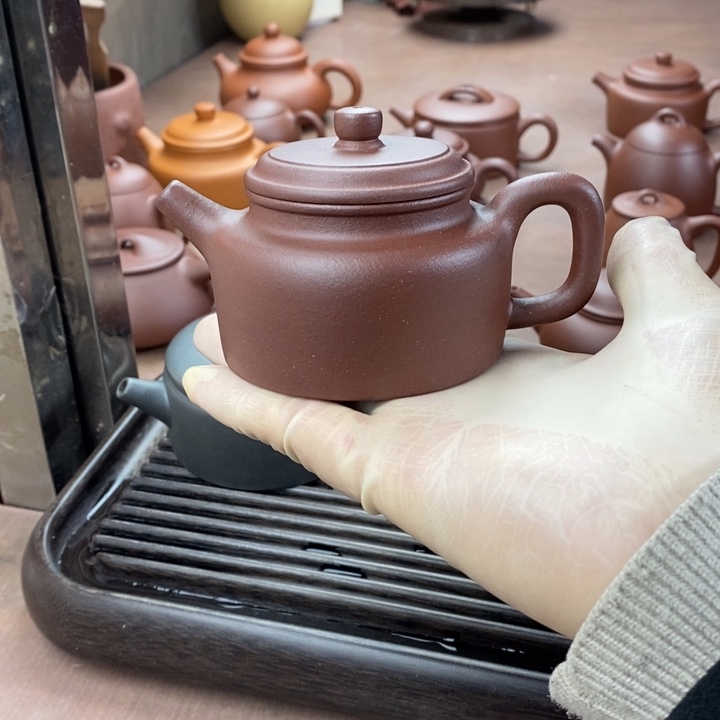 紫砂茶壶简****7紫砂壶德中