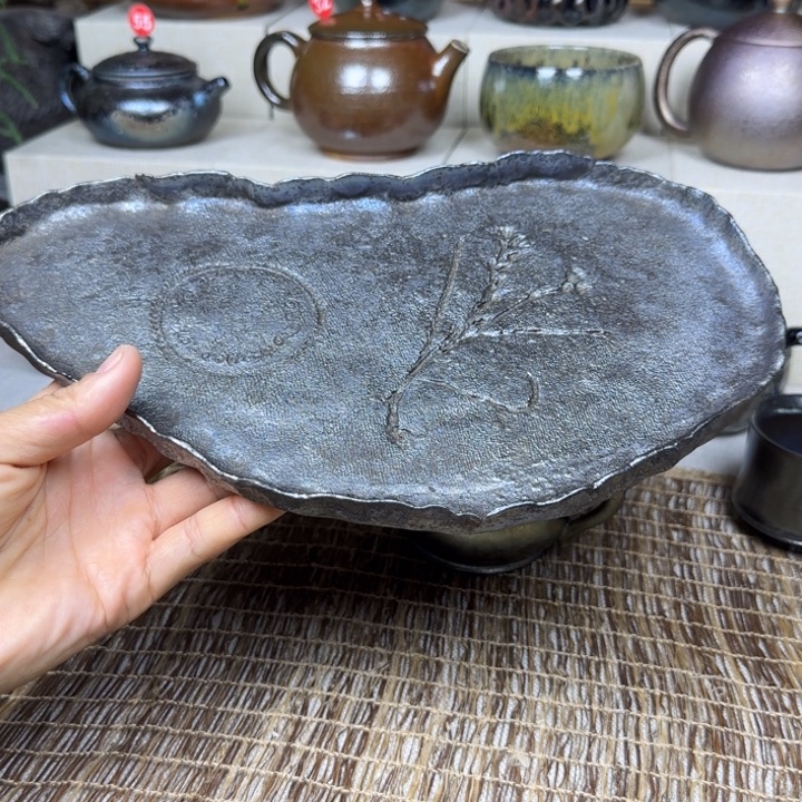 云南建水紫陶柴烧壶
