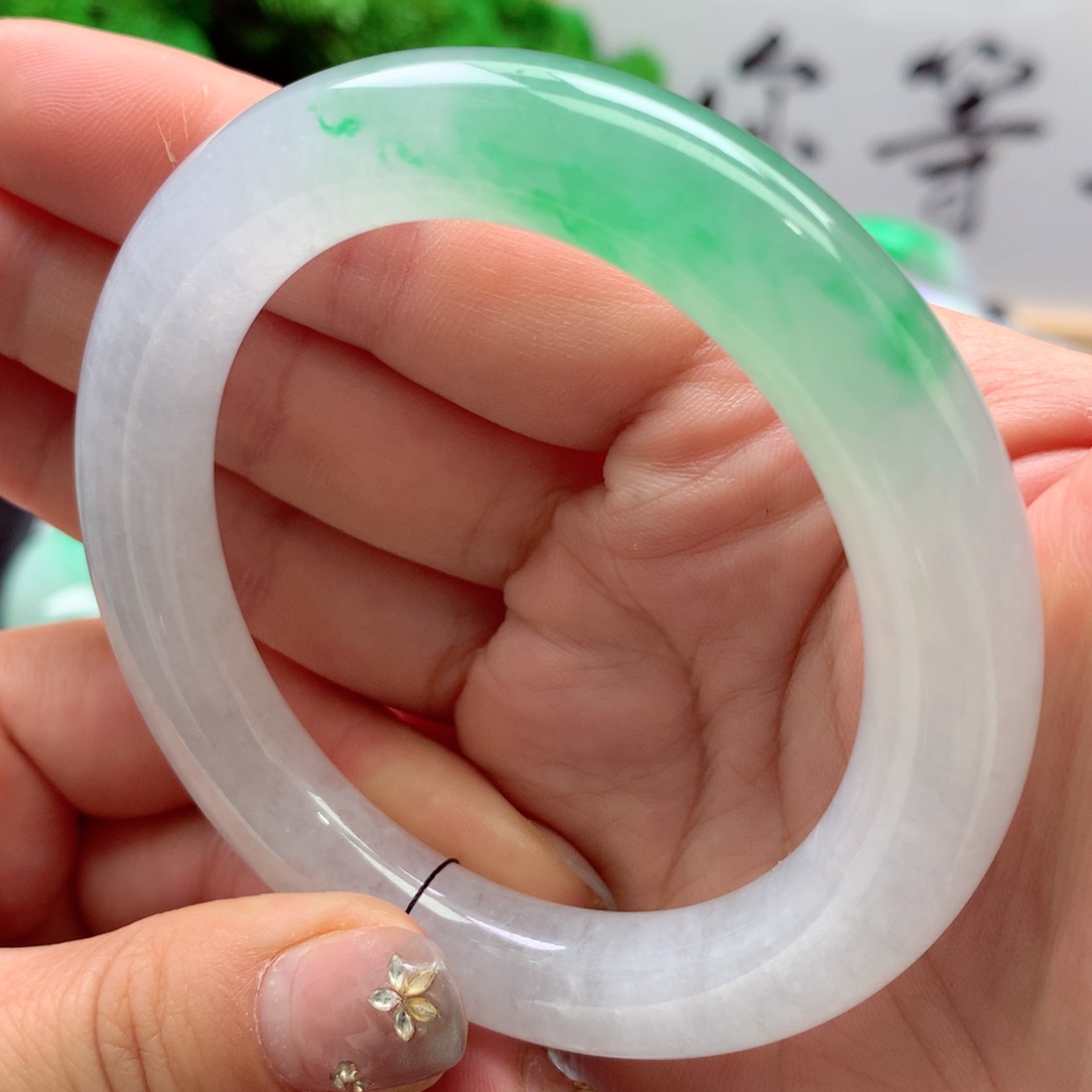 未镶嵌手镯翡翠56.5圈口