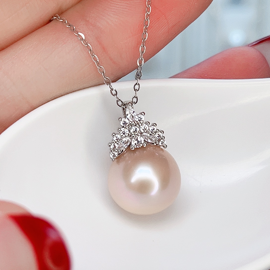 吊坠(赠链)淡水珍珠合金