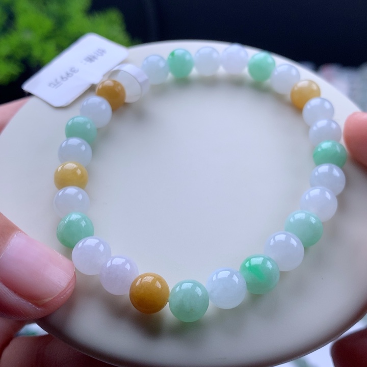 未镶嵌手串翡翠卡7