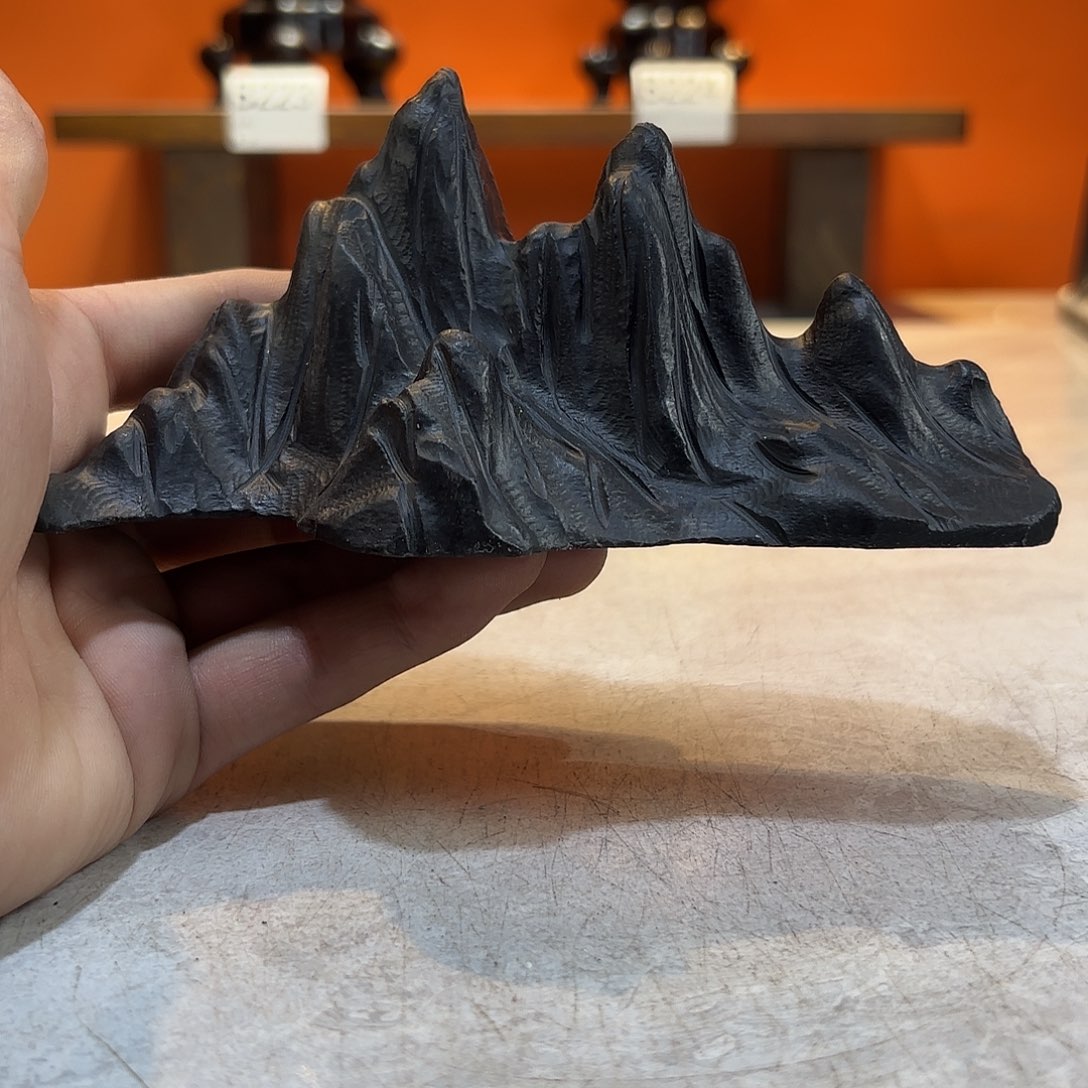 茶宠灵璧石奇石摆件 