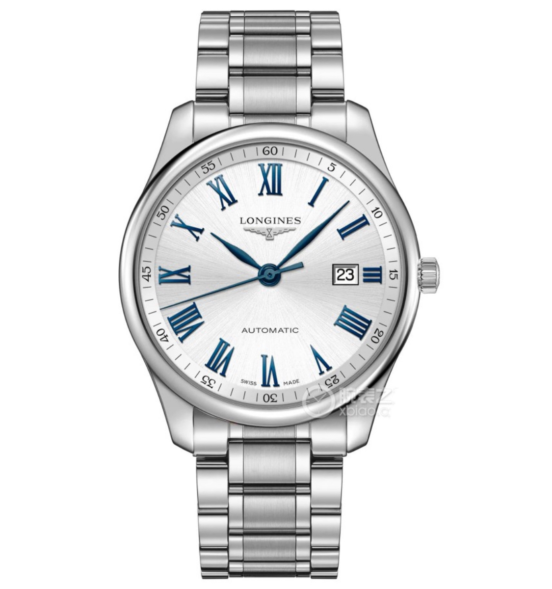 99新 Longines/浪琴 /名匠793新款蓝针钢带款/表径40