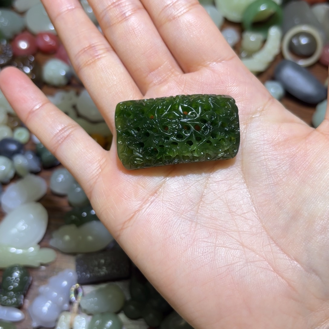 和田玉珠宝半成品未镶嵌