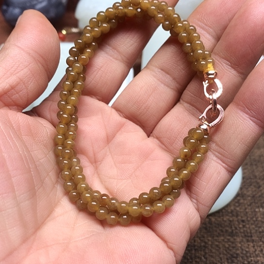 和田玉（糖玉）手链未镶嵌