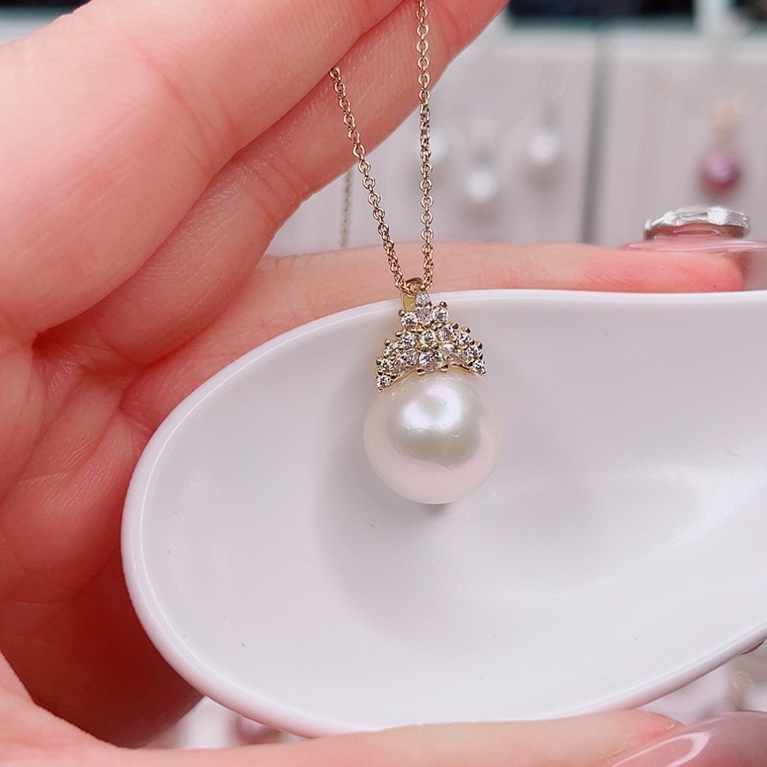 合金吊坠(赠链)淡水珍珠