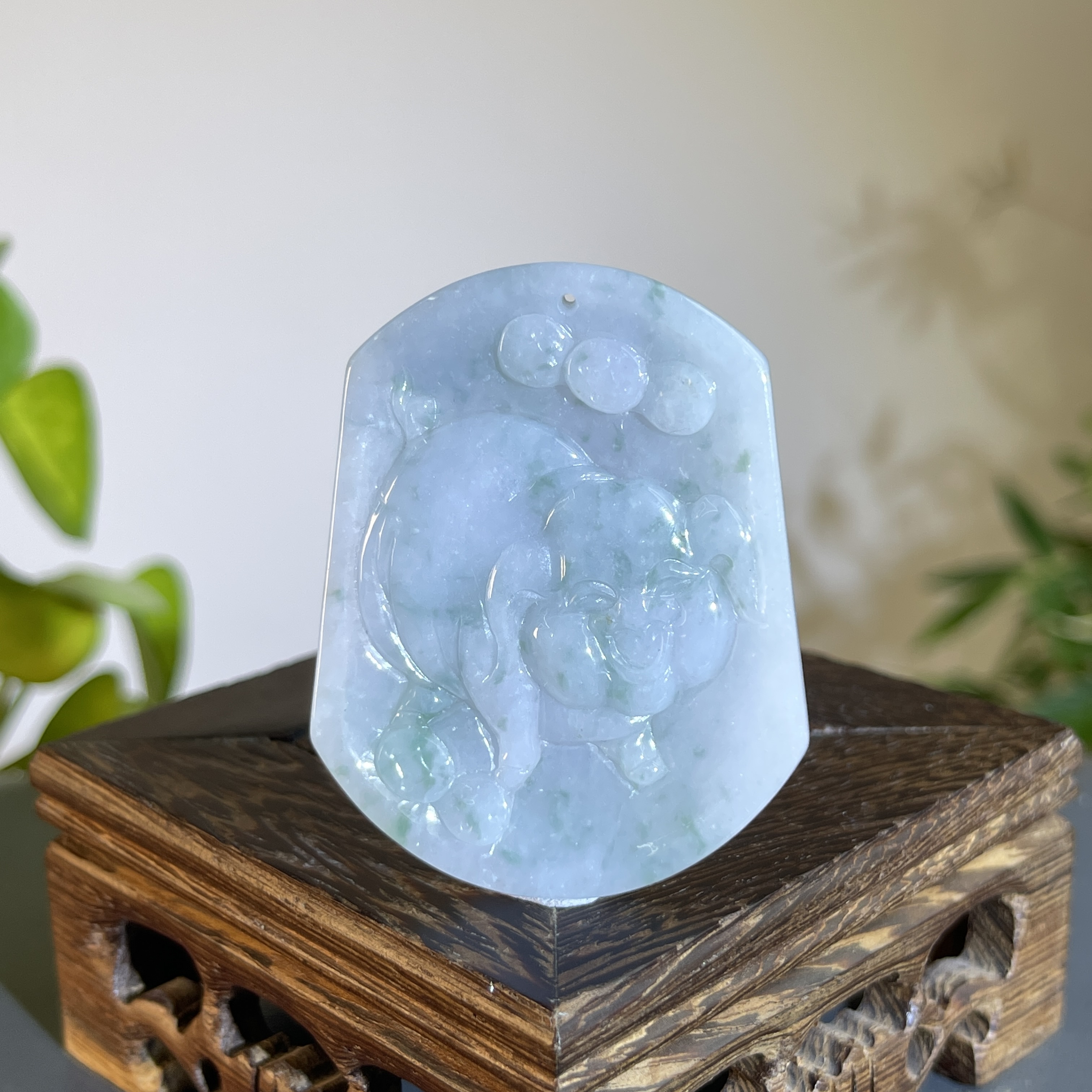 JTW08-017 天然缅甸翡翠A货 珠圆玉润