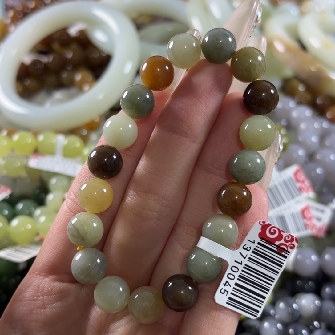 和田玉未镶嵌手链185