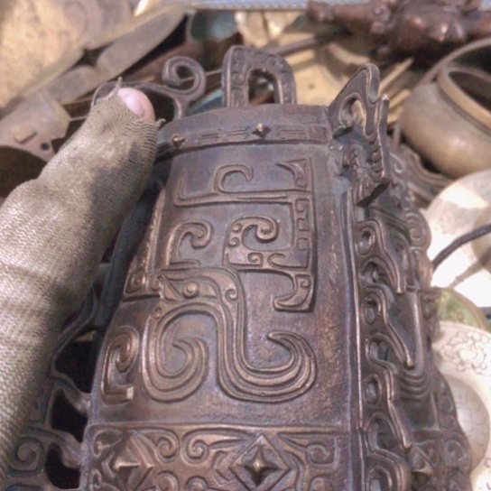 用***7闪电购铜摆件工艺品