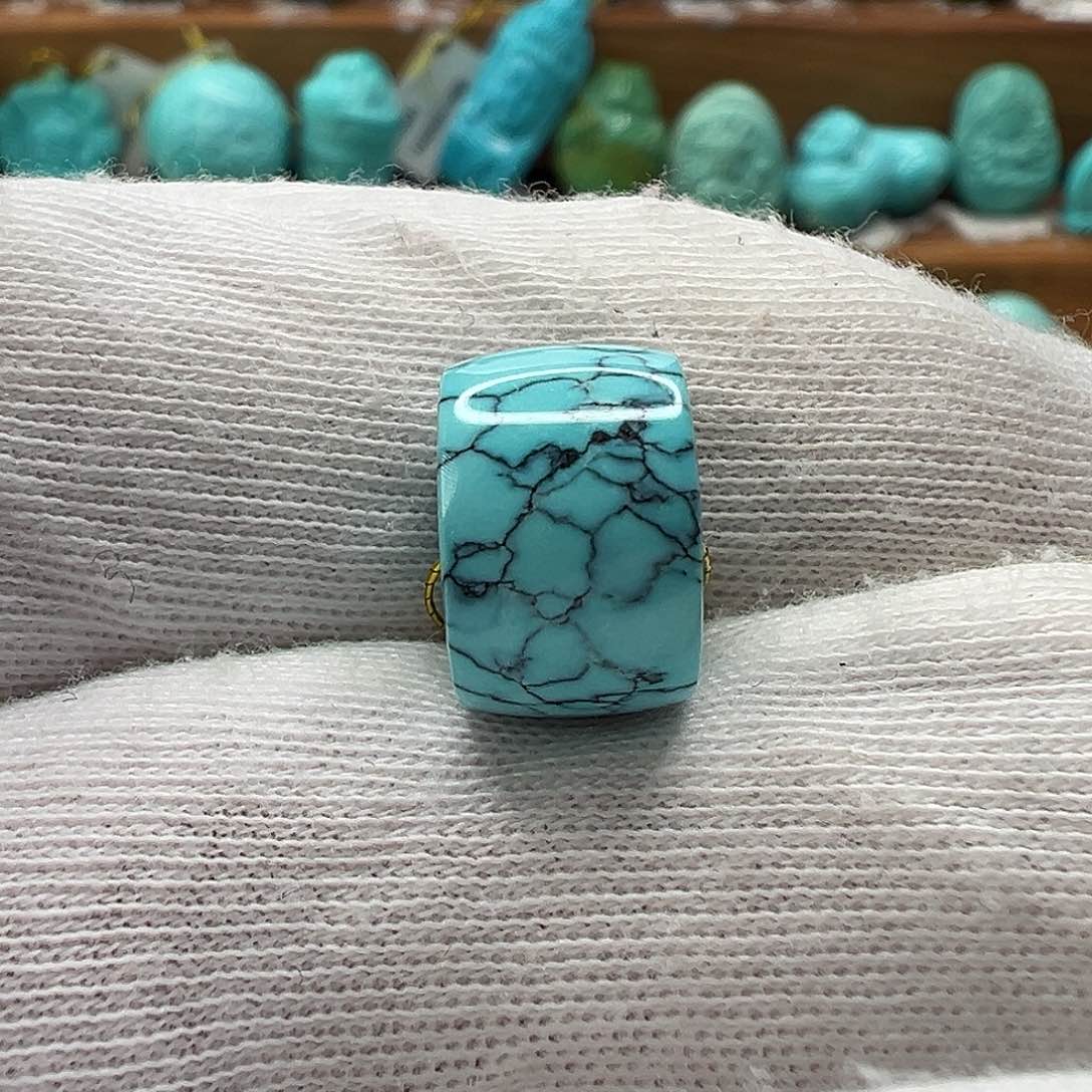 绿松石直切珠 未镶嵌