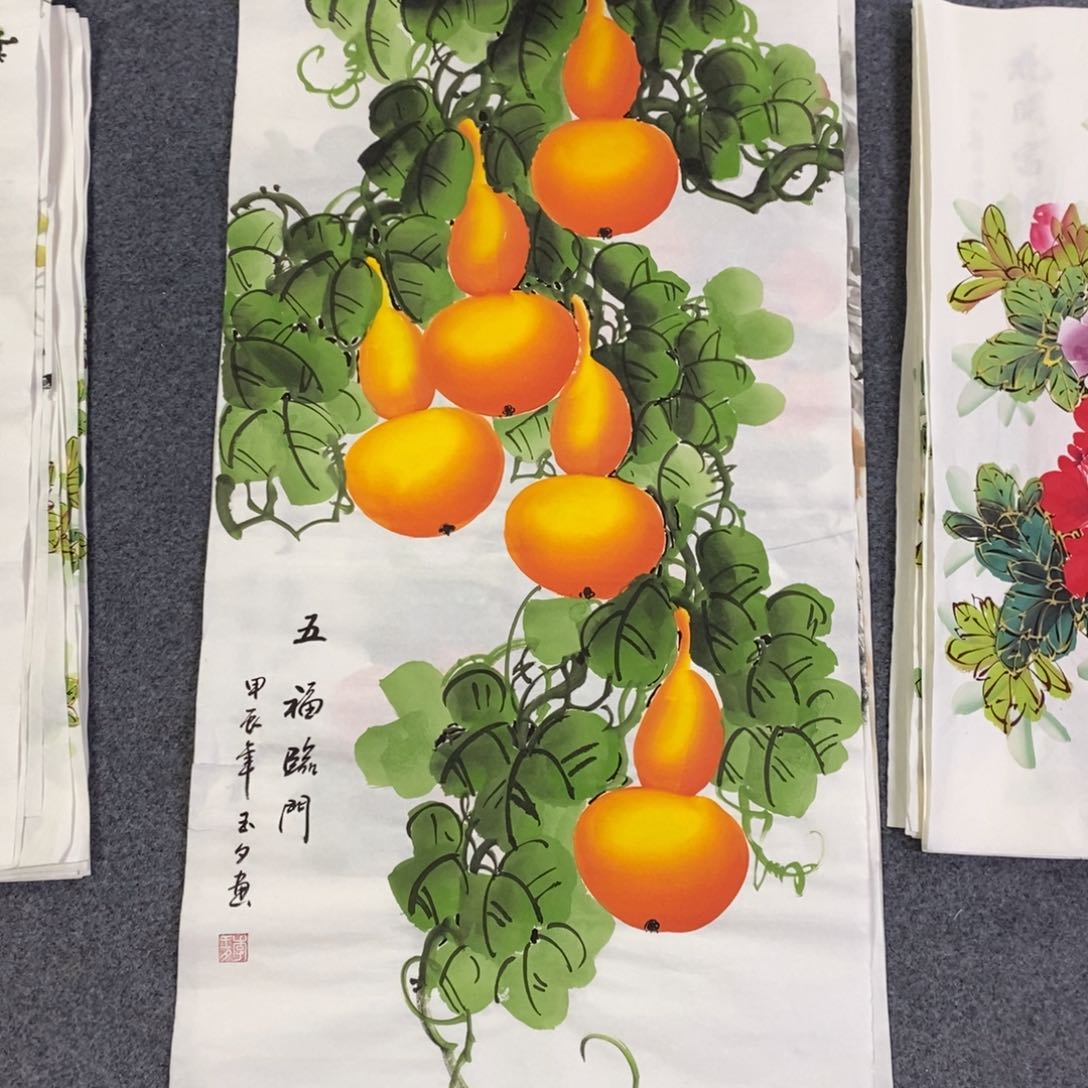国画吴***尺寸100✖️50三尺纯手绘