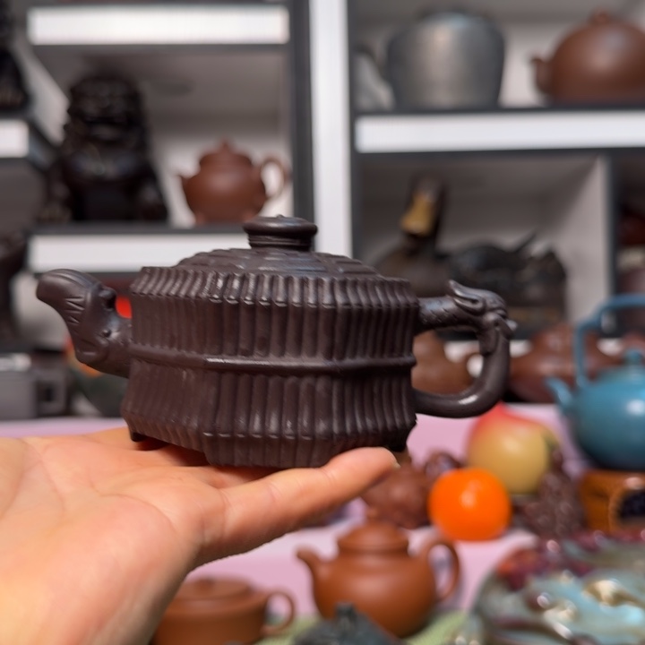 丫***拍紫砂茶壶宜兴紫砂工艺美术