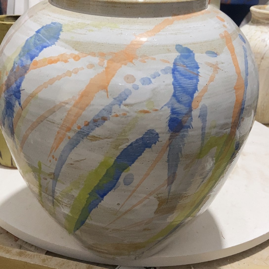 陶瓷山****植景德镇花瓶一物一拍