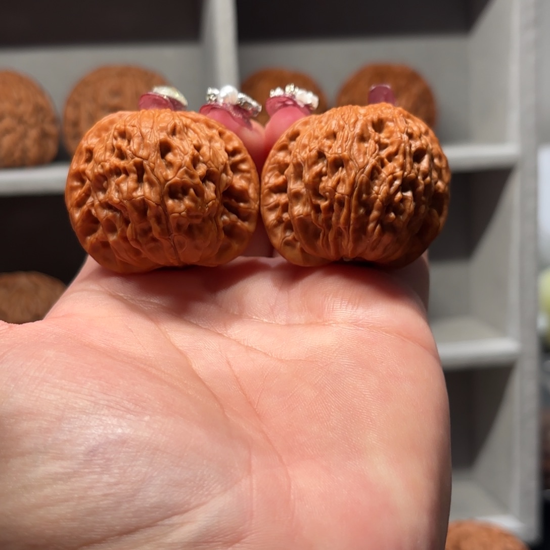 远***山吊坠文玩核桃40 尺全品山地磨