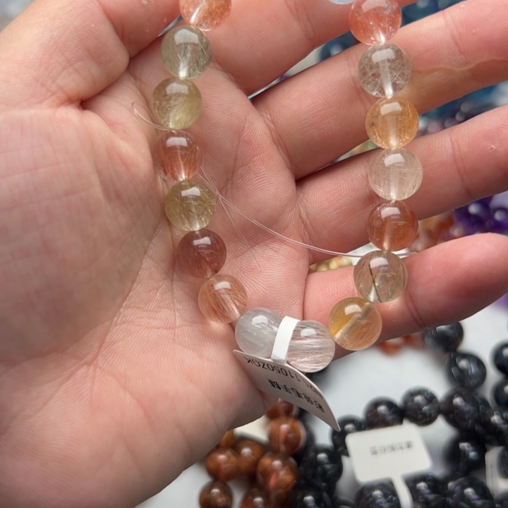 未镶嵌手链水晶兔毛