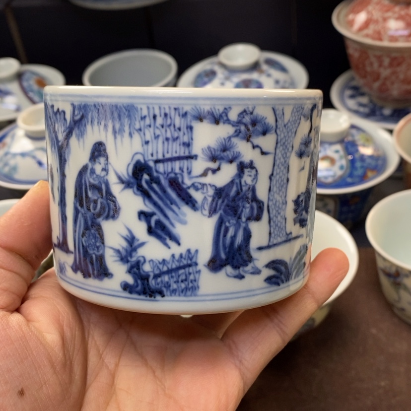 【闪购商品】景德镇青花主人杯