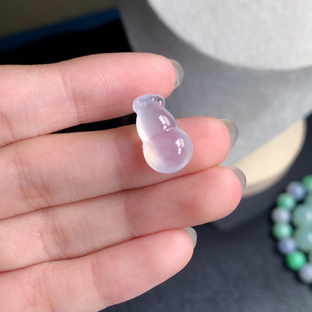 翡翠裸石缅甸天然A货翡翠冰种葫芦