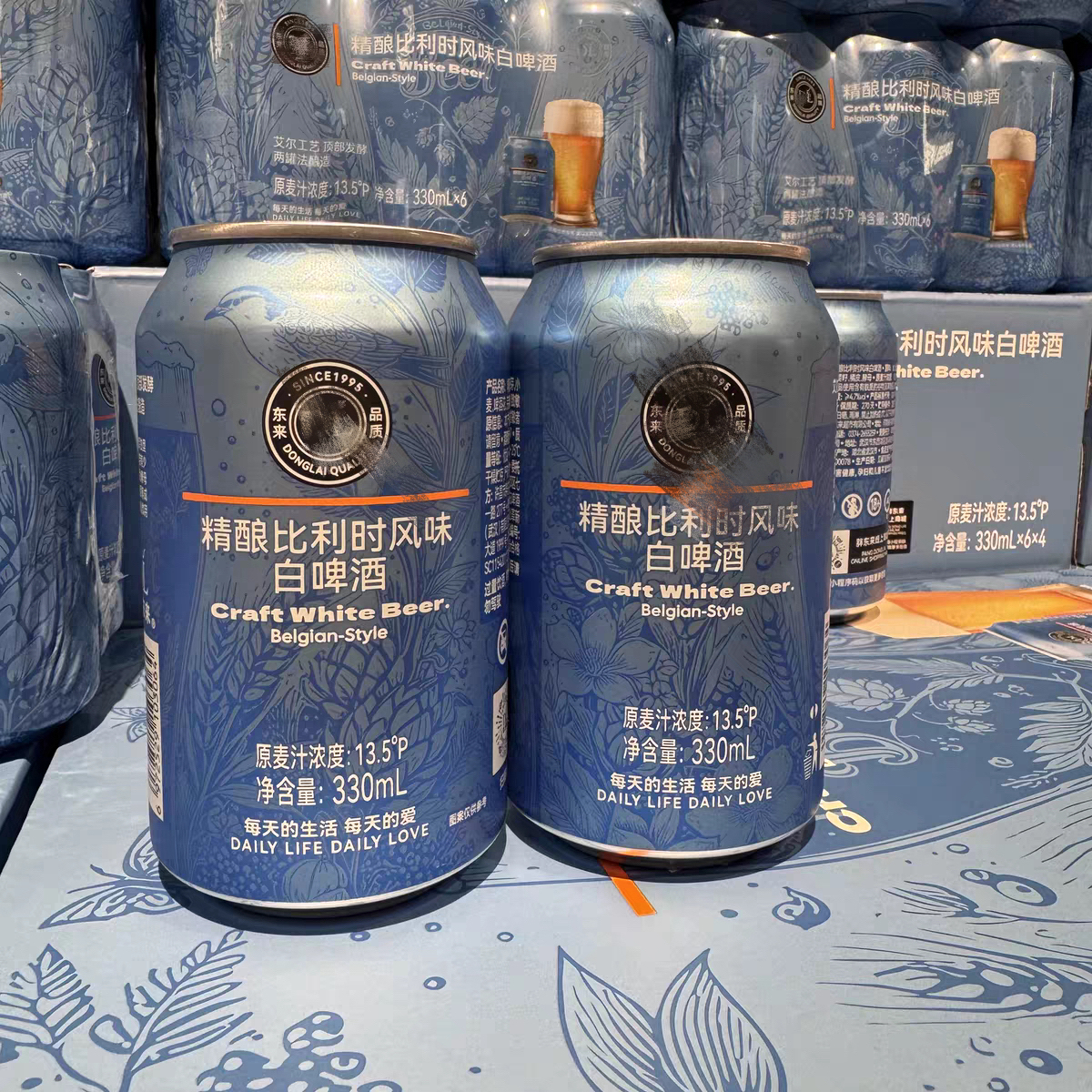 P东来精酿比利时风味白啤酒330ml