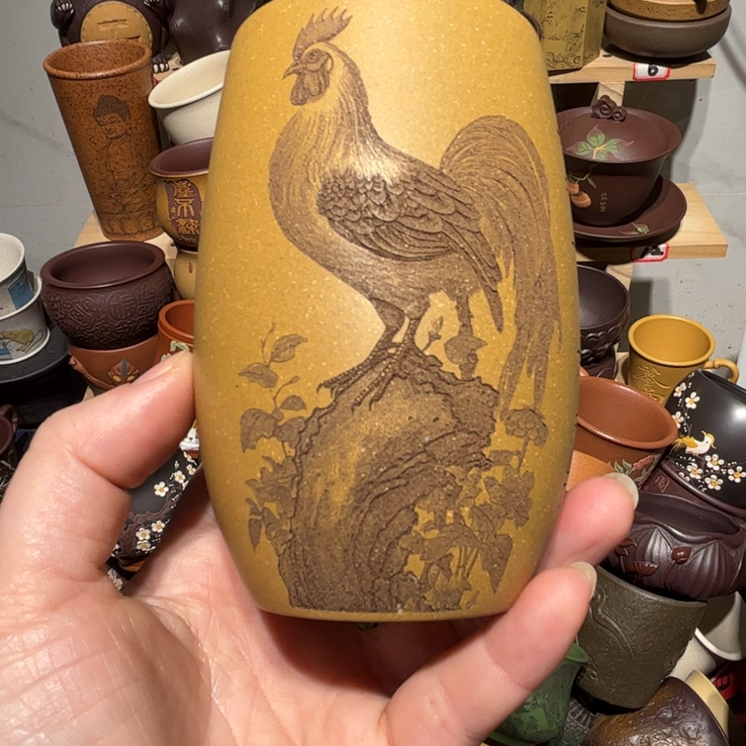 紫砂茶杯宜兴紫砂主人杯