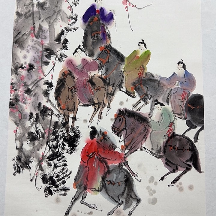 国画书画作品多次