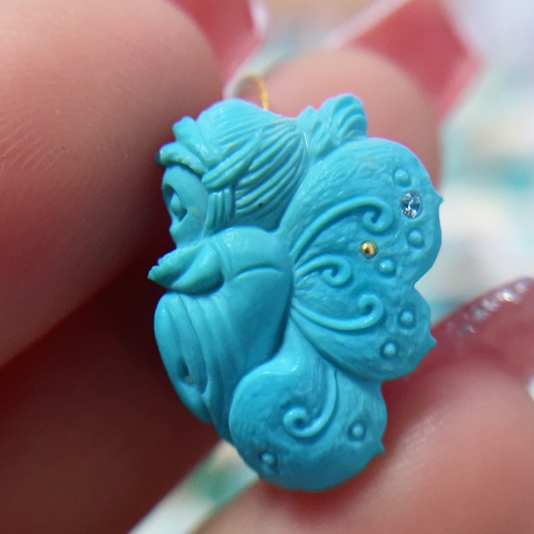 绿松石珠宝奇石未镶嵌