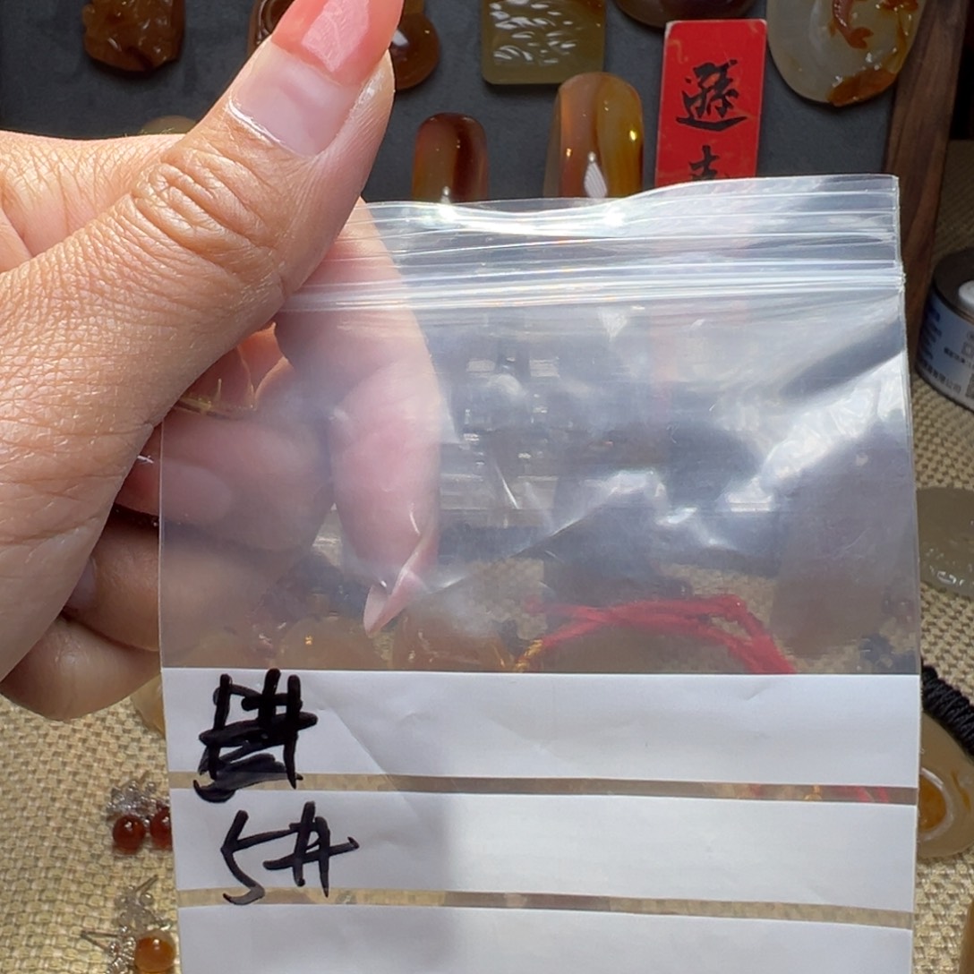 玛瑙/玉髓颈饰合金老*5