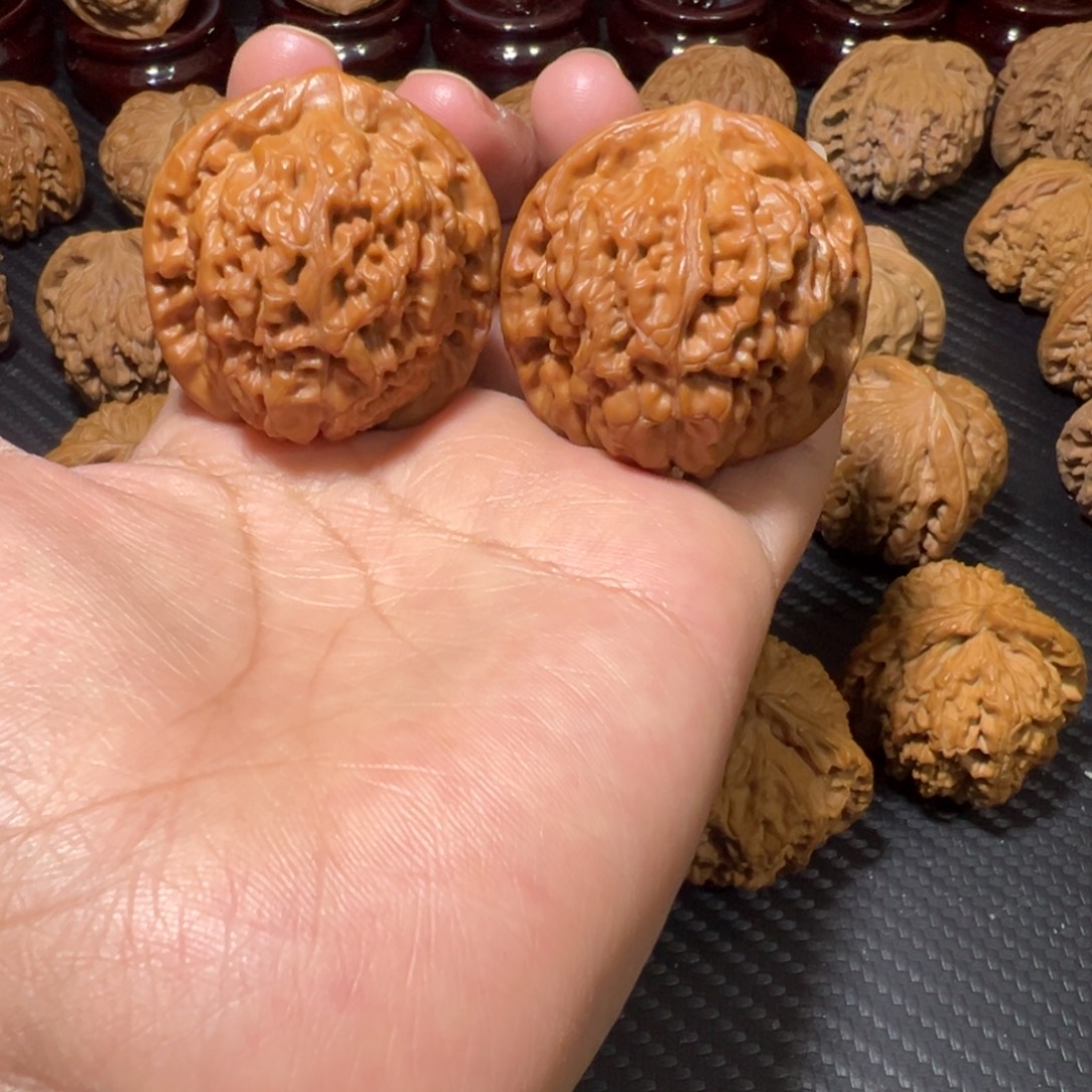 吊坠文玩核桃41-40-40莲花